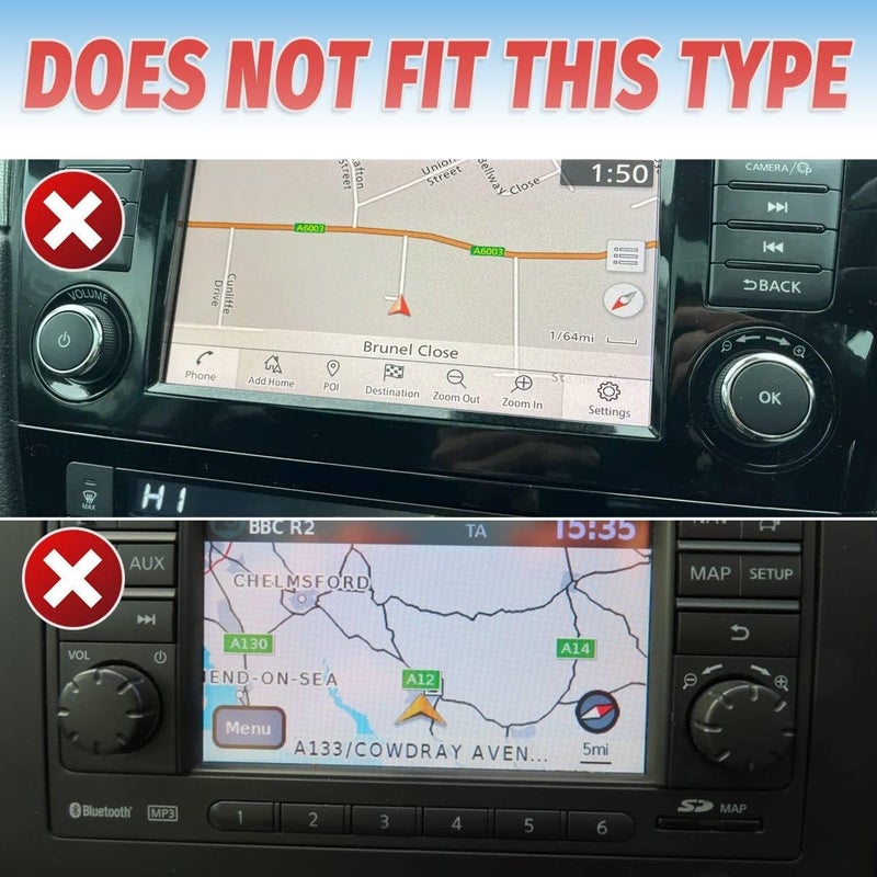 OICCTBF Radio Knob Button Volume Stereo Tuner Power Connect, Stereo Audio Volume Radio Tuner Control Switch Knob Ring for Nissan Qashqai, Juke - Image 3